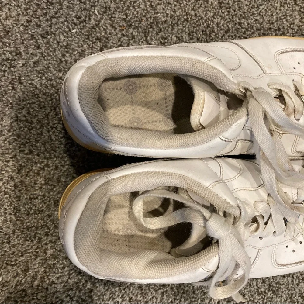 VTG Nike Air Force 1 Low GS White  - 314192-113 Kid Size 7Y; Women 8.5; 2006